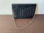 Vintage Handtas met krokodillenleer, Ophalen, Zo goed als nieuw