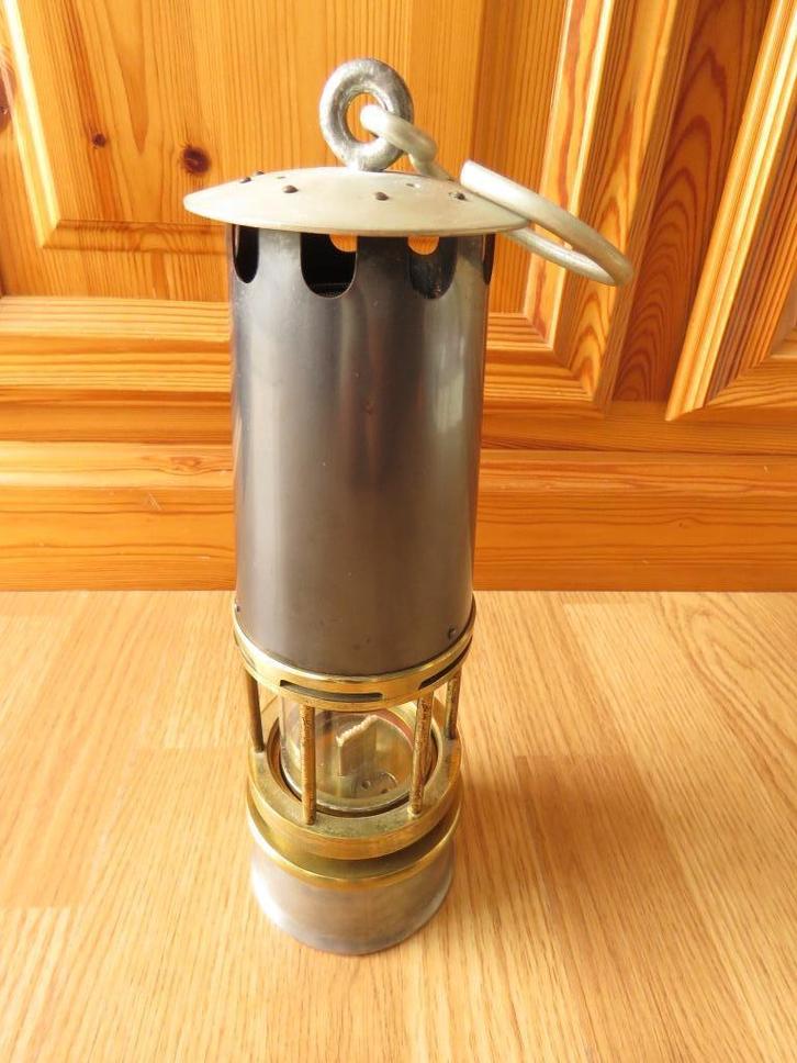 Lampe de mineur Diamètre:9cm et 18cm de hauteur, Antiek en Kunst, Antiek | Verlichting, Ophalen of Verzenden