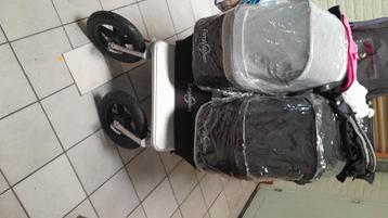 EASYWALKER DUO W X BUGGY / WIEG + ALLE OPTIES / PETFECTE STA, Autres marques, Tige de poussée réglable, Poussette combi, Comme neuf