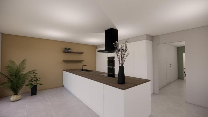 Complete Keuken: Wit, Walnoot & Mat Zwart (Incl. toestellen), Huis en Inrichting, Keuken | Complete keukens, Nieuw, Overige typen