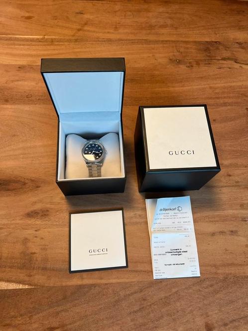 Gucci herenhorloge G-Timeless, Bijoux, Sacs & Beauté, Montres | Hommes, Comme neuf, Montre-bracelet, Breitling, Acier, Acier, Enlèvement