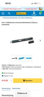 8-in-1 elektrische schroevendraaierset, Ophalen, Nieuw