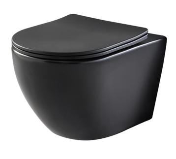 Cuvette WC suspendu noir mat sans bride softclose beschikbaar voor biedingen