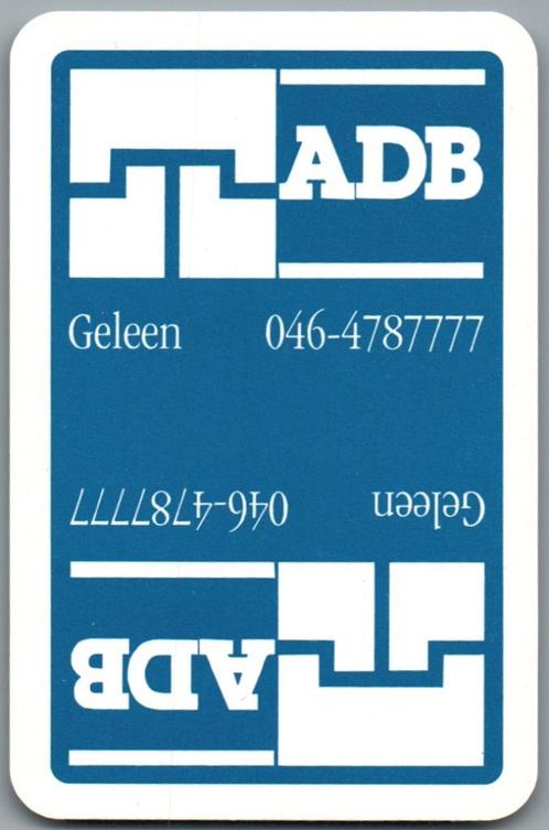 speelkaart - LK12966 - ADB Geleen, Verzamelen, Speelkaarten, Jokers en Kwartetten, Zo goed als nieuw, Speelkaart(en), Verzenden
