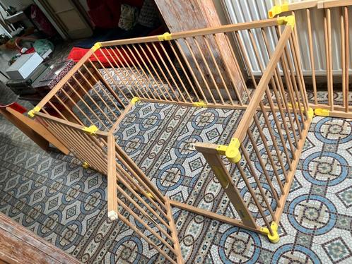 Kiduki veiligheidshek/grondbox baby tot 7,2 m(8-delig), Kinderen en Baby's, Babyparken, Zo goed als nieuw, Rechthoekig, Ophalen