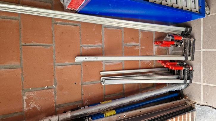 BESSEY spantangen 80cm, 150cm en 100cm, Doe-het-zelf en Bouw, Gereedschap | Overige machines, Zo goed als nieuw, Ophalen