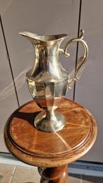 Belle carafe en métal argenté, 26 cm de haut, Enlèvement