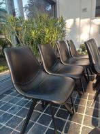 6 stoelen als nieuw 1 jaar oud, zelden gebruikt., Huis en Inrichting, Stoelen, Ophalen, Zo goed als nieuw, Zwart
