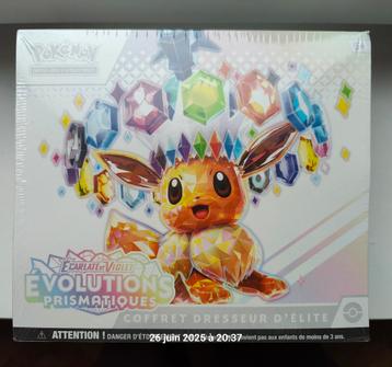 Pokémon Coffret Dresseur d’élite Évolutions Prismatiques 8.5 beschikbaar voor biedingen