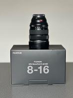 Fujifilm Fujinon XF 8-16 f2.8 LM WR, Ophalen, Zo goed als nieuw, Groothoeklens, Zoom