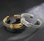 Armband voor heren, Handtassen en Accessoires, Armbanden, Nieuw, Staal, Ophalen of Verzenden