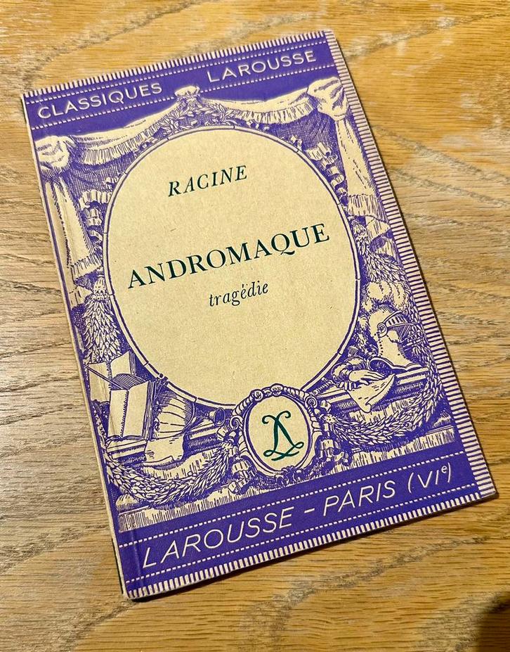 Livre Racine - Andromaque, Classiques Larousse, Livres, Littérature, Utilisé, Europe autre, Enlèvement ou Envoi