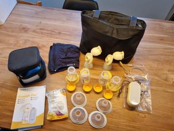 dubbele borstkolf met toebehoren medela beschikbaar voor biedingen
