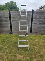 Ladder merkloos 7 treden., Gebruikt, Ophalen of Verzenden, Ladder, Opvouwbaar of Inschuifbaar