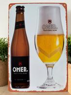 Metalen reclamebord Omer, Ophalen of Verzenden, Nieuw, Reclamebord, Plaat of Schild