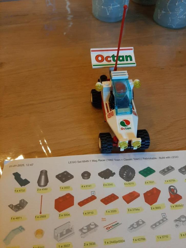 Lego set 6648 Mag Racer, Kinderen en Baby's, Speelgoed | Duplo en Lego, Gebruikt, Lego, Complete set, Ophalen of Verzenden