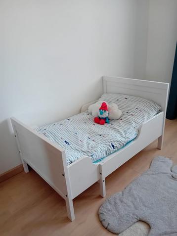 IKEA Sundvik uitschuifbaar kinderbed + boxspring + matras beschikbaar voor biedingen