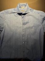 Heren Hemd - jeans, Blauw, Halswijdte 38 (S) of kleiner, Ophalen of Verzenden, Zo goed als nieuw