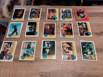 1990 topps TMNT filmkaarten en stickers beschikbaar voor biedingen
