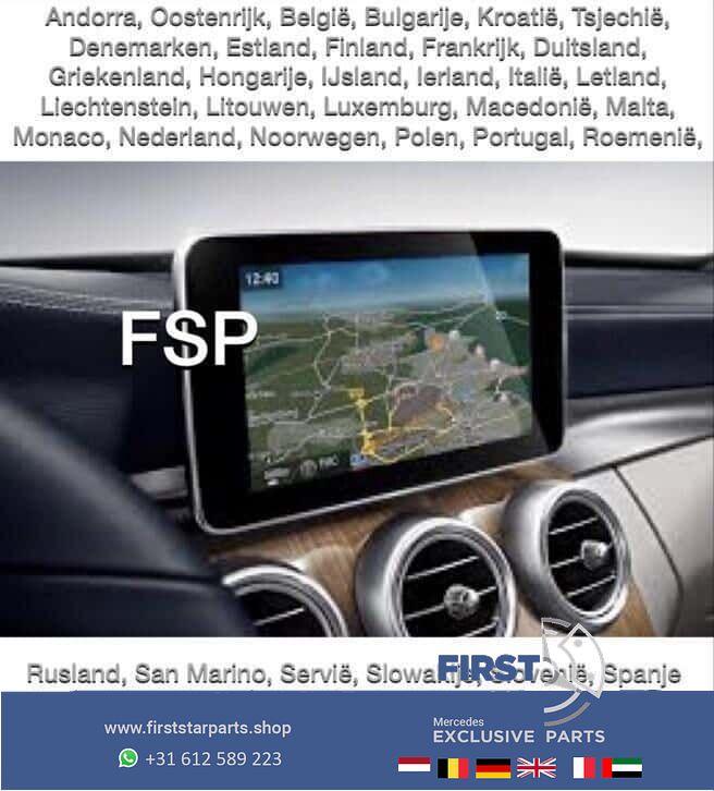 Mercedes navigatie SD Kaart Europa 2018 W205 W213 W253 W447, -, Utilisé, -, -