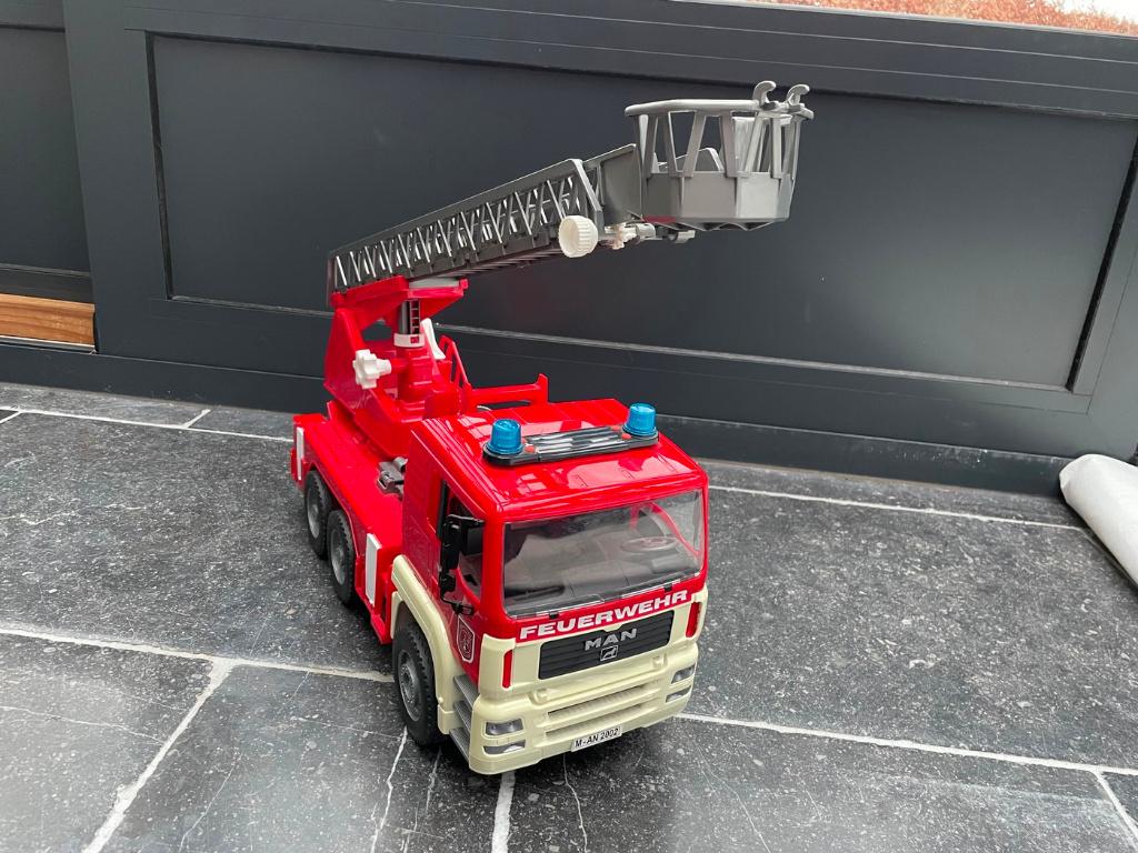 bruder brandweerwagen, Kinderen en Baby's, Speelgoed |Speelgoedvoertuigen, Ophalen of Verzenden