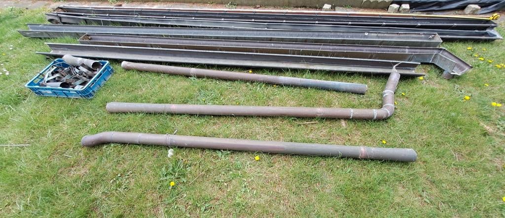 Koperen dakgoten, Doe-het-zelf en Bouw, Buizen en Afvoer, Ophalen