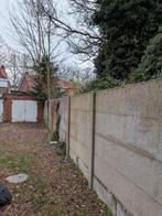 Betonnen schutting +-20 meter - af te breken, Ophalen