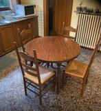 Ronde tafel met 4 bijpassende stoelen, Enlèvement