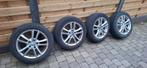 4 alu velgen + winterbanden, Auto-onderdelen, Banden en Velgen, Ophalen, Winterbanden, Velg(en)