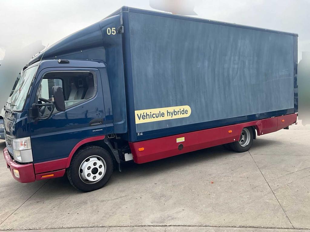 2013 Fuso Canter - hybride - airco - hydraulische laadklep -, Overige merken, Overige brandstoffen, Bedrijf, Te koop