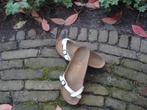 Birkenstock piazza white 39, livraison gratuite par courrier, Comme neuf, Blanc, Birkenstock 39, Sandales de bain