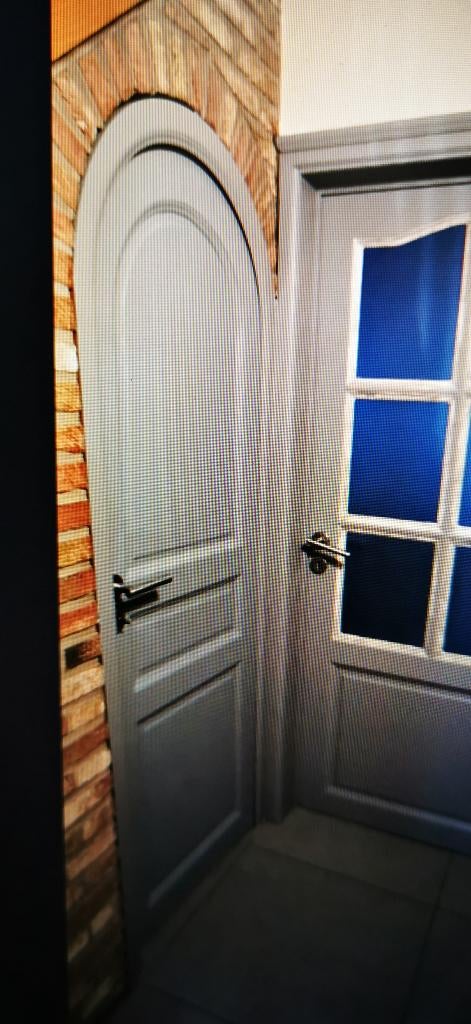 Porte arrondie, Bricolage & Construction, Châssis & Portes coulissantes, 75 à 150 cm, Chambranle de porte, Enlèvement, Utilisé