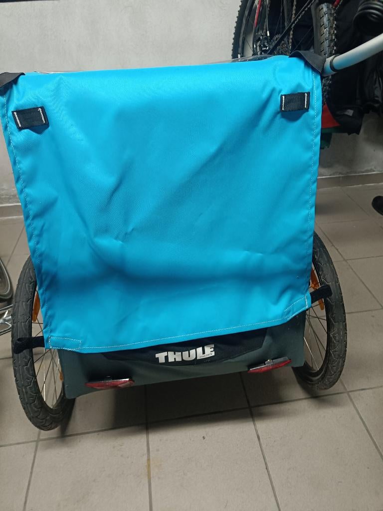 Fietskar, Fietsen en Brommers, Fietsaccessoires | Aanhangwagens en Karren, Zo goed als nieuw, Kinderkar, 40 tot 60 kg, Opvouwbaar