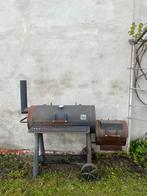 Offset smoker BBQ met zijvuurkamer – werkt goed, Ophalen, Zo goed als nieuw
