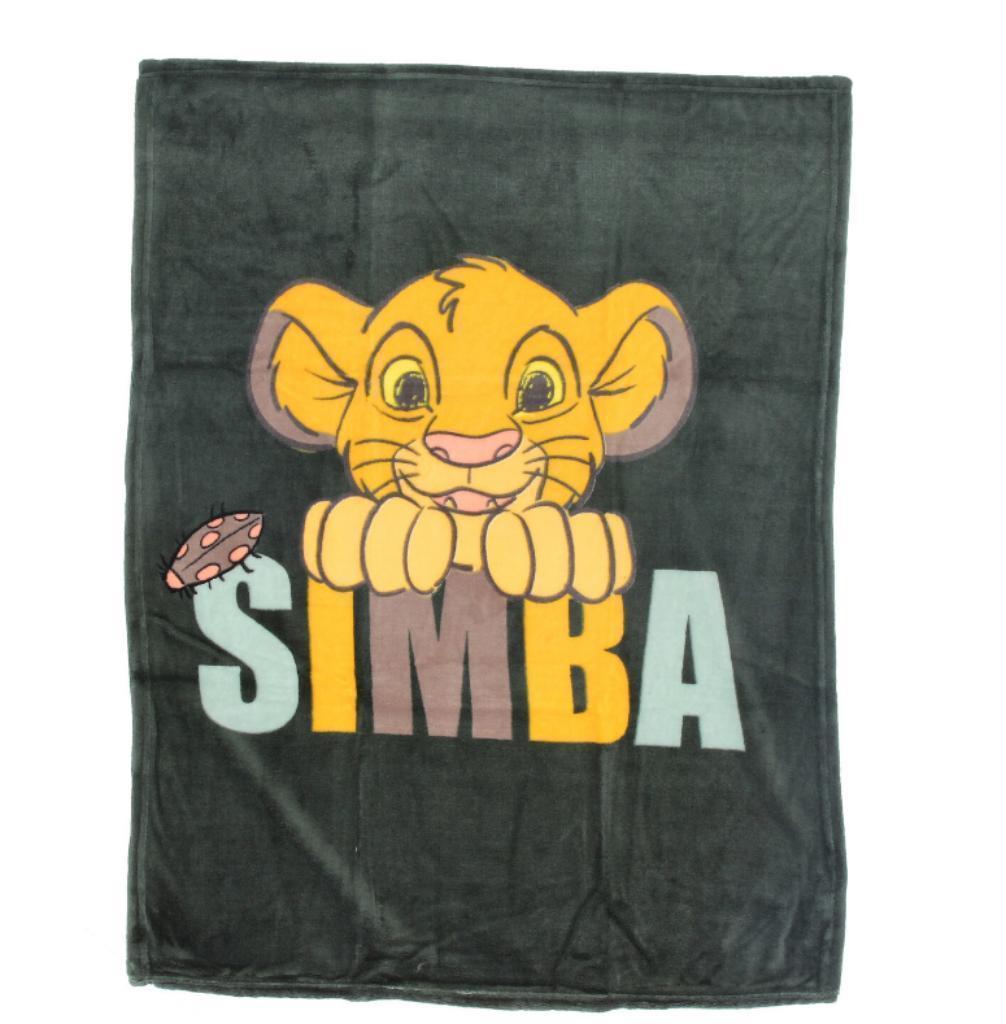 Lion King Fleece Deken Simba - Disney Baby, Jongetje of Meisje, Nieuw, Ophalen of Verzenden, Deken of Dekbed