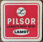 PILSOR LAMOT/bierviltje, Verzamelen, Ophalen of Verzenden, Zo goed als nieuw, Viltje(s), Overige merken