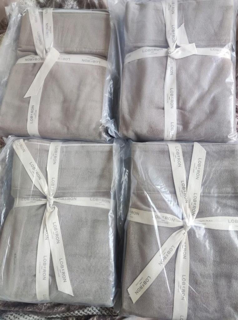 4 X Luxe "Loberon" gordijnen, Ophalen of Verzenden