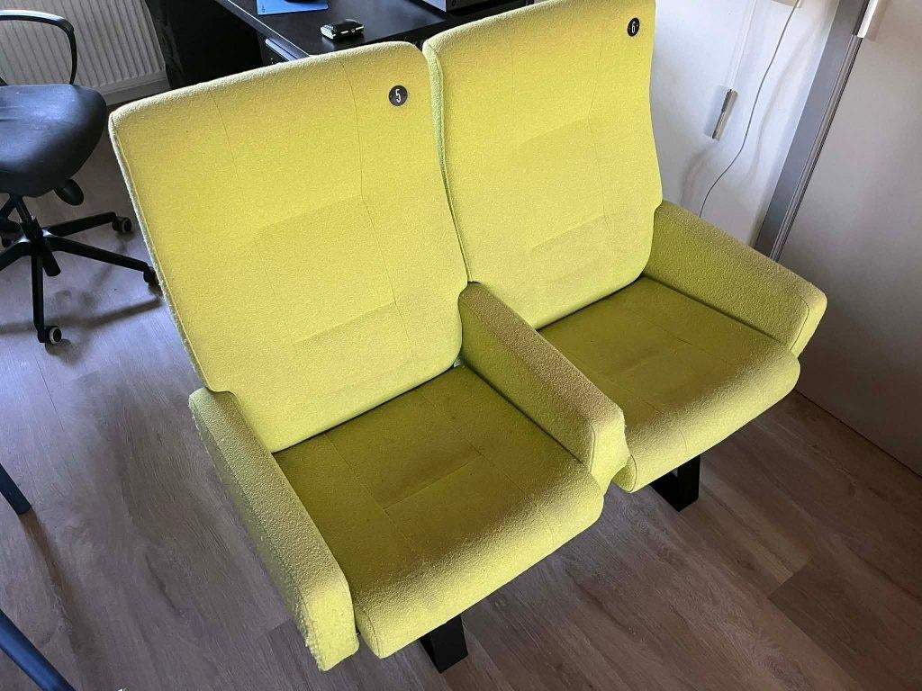 Cinema zetel Groen, Maison & Meubles, Canapés | Salons, Tissus, Moins de 75 cm, Moins de 150 cm, Enlèvement