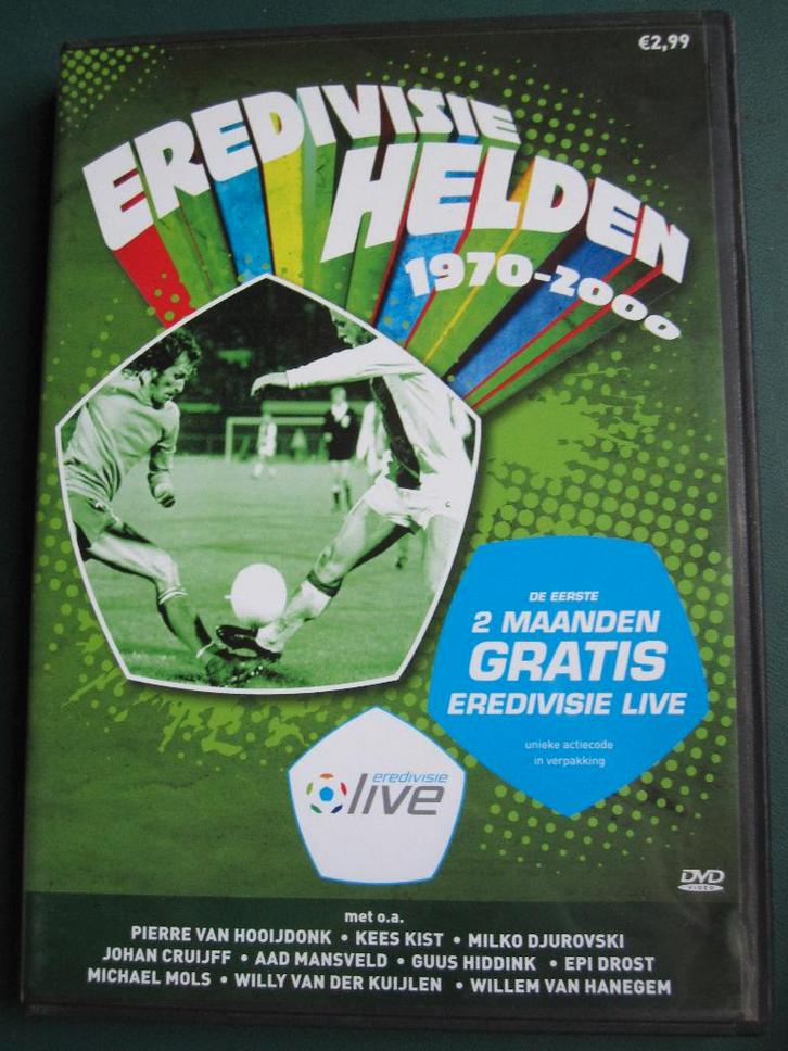Eredivisiehelden 1970-2000, Cd's en Dvd's, Dvd's | Sport en Fitness, Zo goed als nieuw, Documentaire, Voetbal, Alle leeftijden