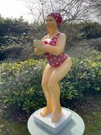 Duikende dame jacuzzi tuin, zwembad, vijver 115cm, Tuin en Terras, Ophalen, Nieuw, Kunststof, Mensenbeeld