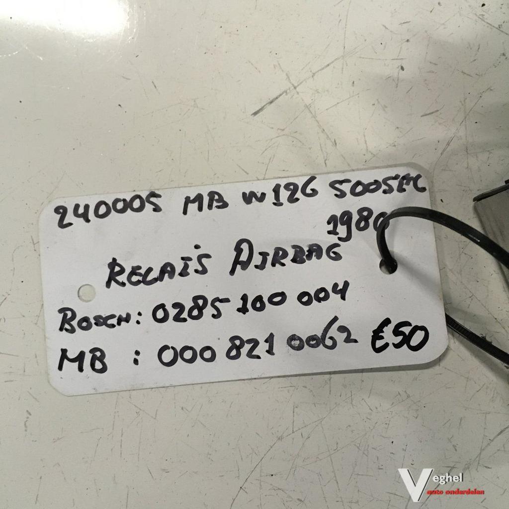 Mercedes W126 1980 500 SEL Airbag module 000 821 00 62, Autos : Pièces & Accessoires, -, Utilisé, -, -
