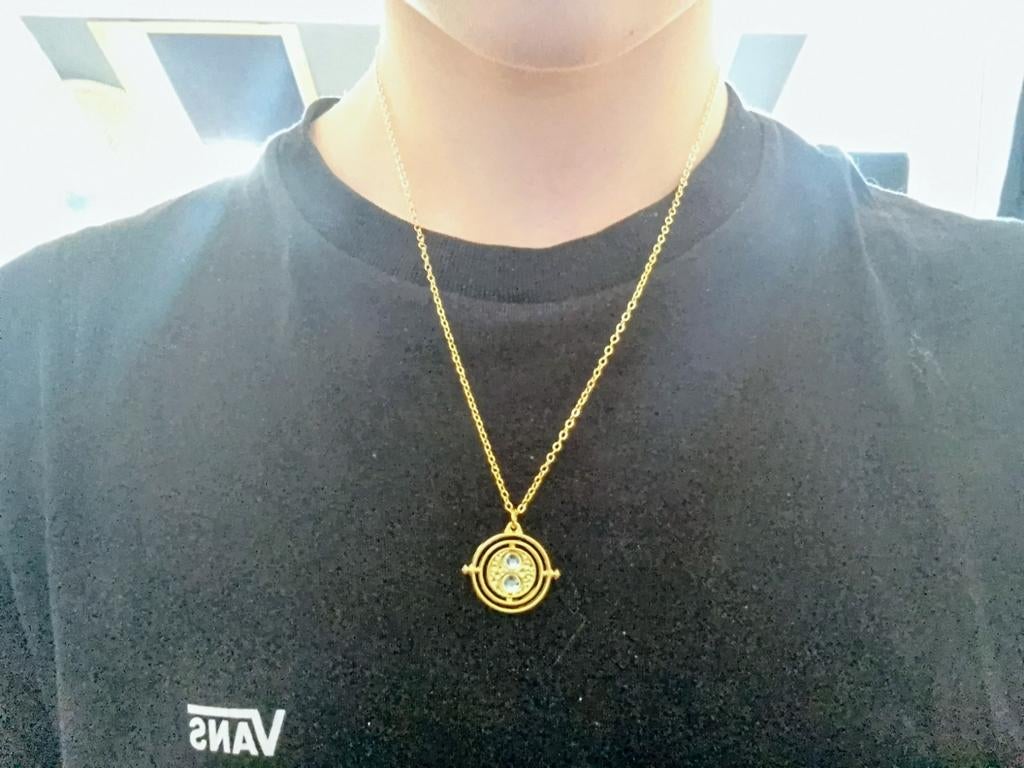 Collier Harry Potter collector - Retourneur de Temps Fixe Or, Bijoux, Sacs & Beauté, Colliers, Or, Or