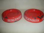 Oude email asbakken van Bergenbier, brij. Zeeberg, Enlèvement ou Envoi, Utilisé, Autres types, Autres marques