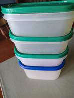 4 ruimtespaarders van tupperware, Huis en Inrichting, Keuken | Tupperware, Ophalen, Zo goed als nieuw, Groen