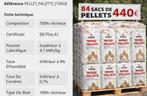 Pellets Granule 100% résineux Payer a la livraison Palette, 6 m³ ou plus, Envoi, Autres essences de bois