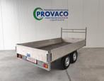 Plateau dubbelas 750kg 158x310cm, Auto diversen, Aanhangers en Bagagewagens, Ophalen