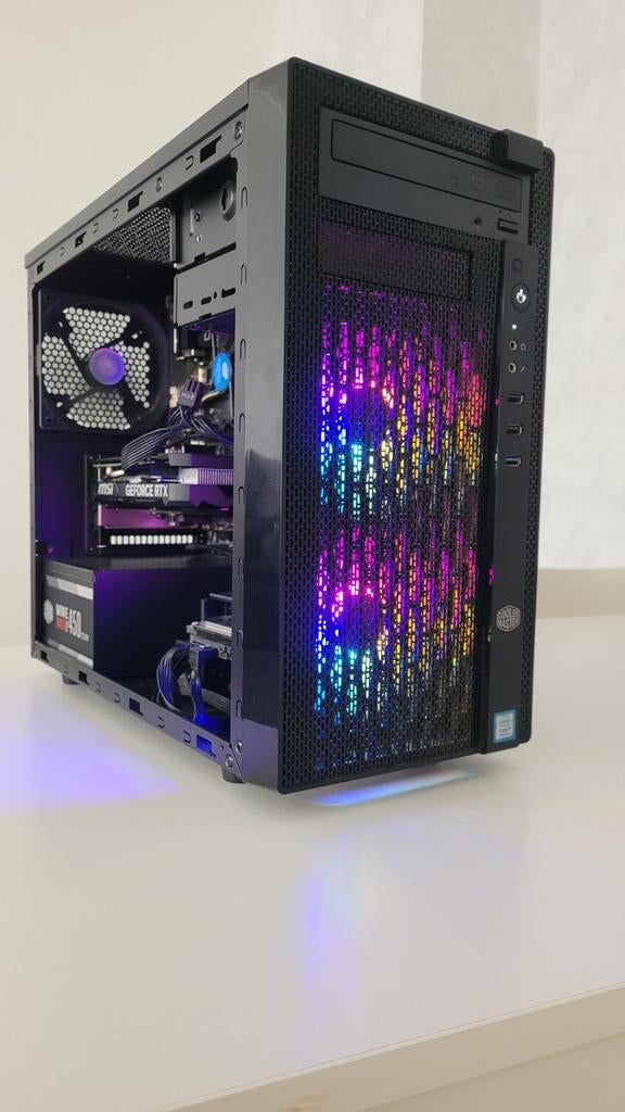 GAME PC i7 9700 RTX 4060 8gb RAM 16GB, Computers en Software, Computerbehuizingen, Ophalen of Verzenden