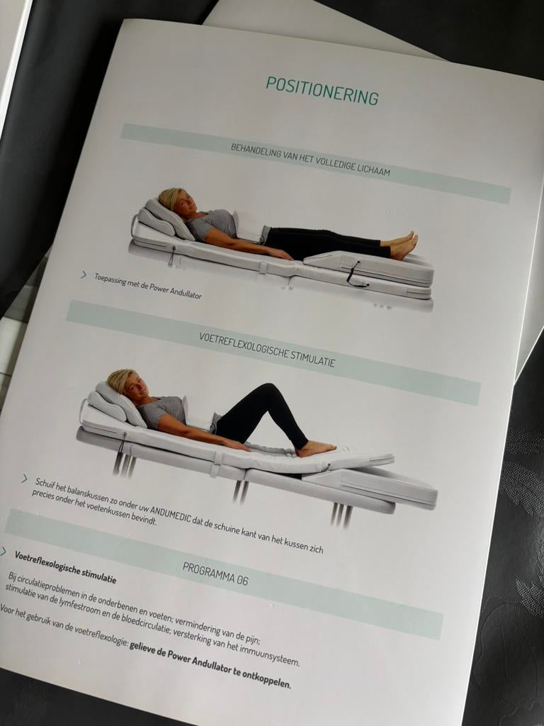Andulatie massagebank met bijhorend boek, Ophalen, Gebruikt, Overige typen