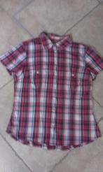 Mooie rode ruitjes bloes mt Large, Kleding | Dames, Blouses en Tunieken, Ophalen of Verzenden, Zo goed als nieuw, Maat 42/44 (L)