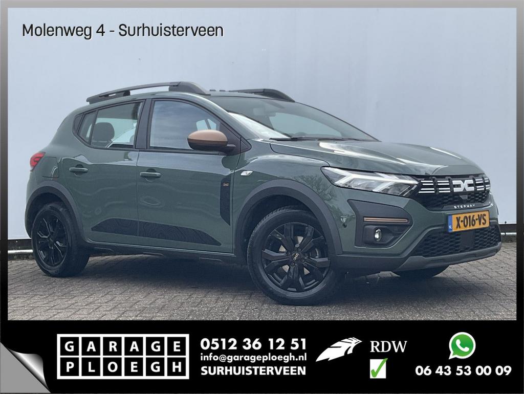 Dacia Sandero Stepway 1.0 TCe 100 ECO-G Carplay Pano.dak Sto, Auto's, Dacia, Bedrijf, Sandero, ABS, Airbags, Alarm, Bluetooth